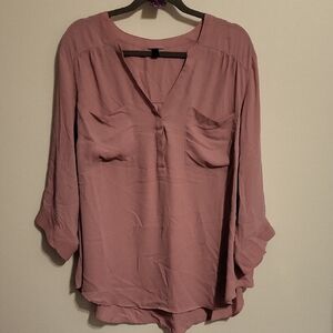 100. Torrid 3x  Pink Blouse New Without Tags